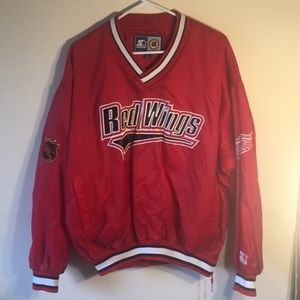 Starter Detroit Redwings Pullover Jacket